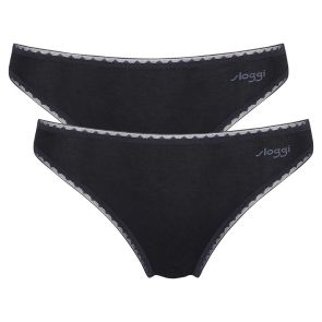 Sloggi Go Tai Briefs 2-Pack 10207351 Black