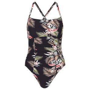 FINAL SALE Seafolly Ocean Alley DD Cup Square Neck One Piece Swimsuit 10841DD615 Black