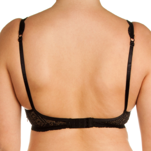 FINAL SALE Audelle Athena Soft Cup Bra Black/Pink LE17349ST