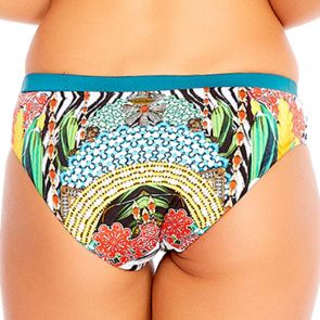 FINAL SALE Aqua Blu Opulence Classic Swim Brief A8035OP Multi