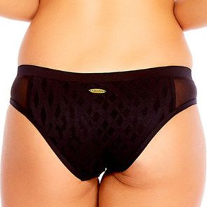 FINAL SALE Aqua Blu Luxe Classic Swim Brief A8044LX Black