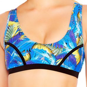 Heaven Swim Indigo Sports Crop H8003IN Multi