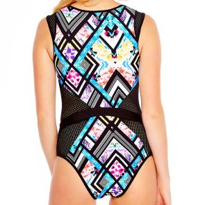 FINAL SALE Heaven Mirage Scuba Swim One Piece H8057MI Multi