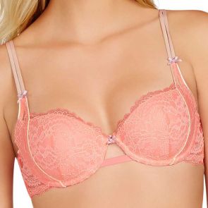 Heidi Klum Intimates Opal Dream Contour Balconette Bra Peach Amber H23-1339
