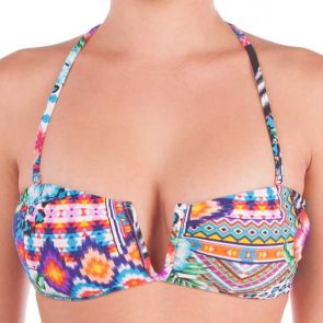 Heaven Our Tribe V-Front Bandeau Multi H5079OT