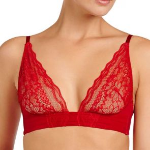 Heidi Klum Intimates A Corps Perdu Demi Wire Bra Scarlet Sage H230-1195