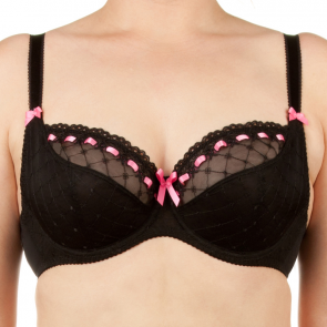 Curvy Kate Portia Balconette Bra Black/Pink CK4001