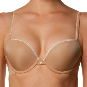 Calvin Klein Naked Glamour Push Up Bra Buff F3317