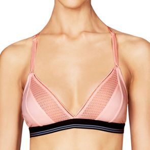 Lovable Curvitexture Soft Cup Bra Gossamer Pink/Black Iris LL21-1114