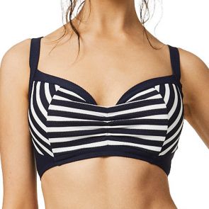 Moontide Above Board Underwire Sports Top Navy M8335AB