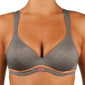 Berlei Grey Underwire Sports Bra Dark Grey Marle YZNX