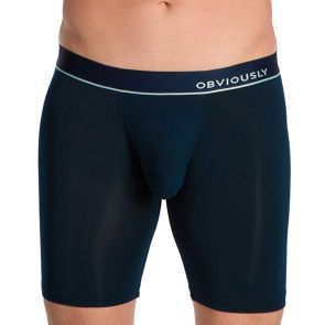 Obviously PrimeMan Boxer Brief 9 Inch Leg A01 Midnight