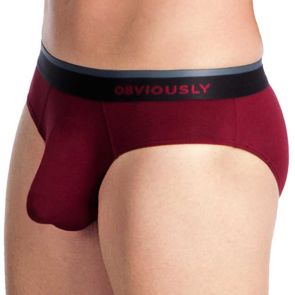 Obviously PrimeMan Brief A02 Maroon