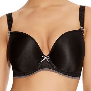 Freya Lingerie Deco Vibe Moulded Plunge Bra AA1704 Black