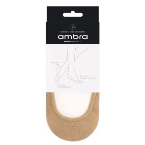 Ambra 12-Pack Bamboo Ecostyle Footlets Natural