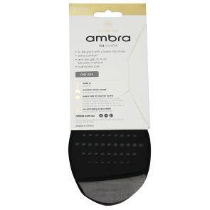 Ambra Toe Cover 2 Pack AMGRPTC2P Nude/Black