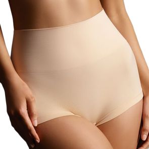 Ambra Seamless Smoothies Full Brief 2-Pack AMSHSSFB2P Rose Beige