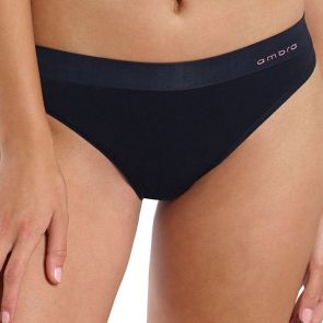 Ambra Bondi Bare Thong AMUWBOTH Black