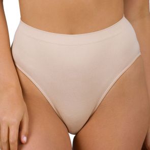 Ambra Bodysoft Hi-Cut Brief AMUWBTQHC Nude