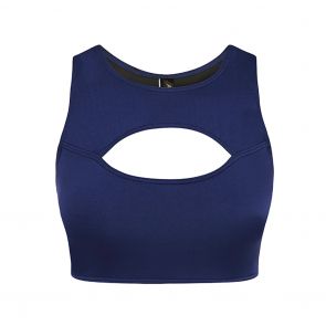 Aqua Blu Back To Basics Cut Out Top A031702 Navy