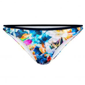Aqua Blu Flowerbomb Cross Over Swim Pant A061709 Floral