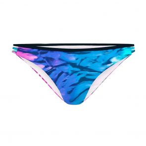 Aqua Blu Phoenix Cross Over Swim Pant A091709 Teal/Pink