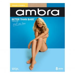 Ambra Better Than Bare No Toe Control Brief Pantyhose BETBNTCON Natural Bisque Multi-Buy