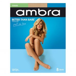 Ambra Better Than Bare No Toe Pantyhose BETNTPH Natural Bisque Multi-Buy