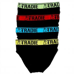 Tradie Boys Jr. 4PK Brief BJ3027SB4 Brights