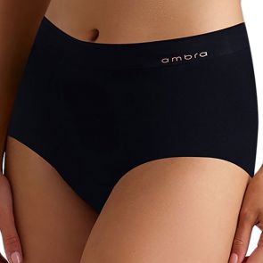 Ambra Bondi Bare Full Brief Black