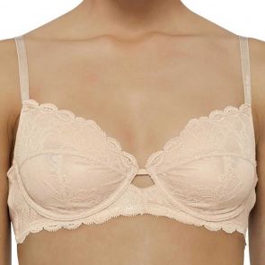Calvin Klein Seductive Comfort with Lace 3 Piece Bra F1741 Bare