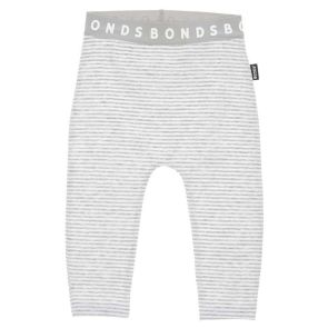 Bonds Stretchies Legging BXUGA Grey and White Stripes
