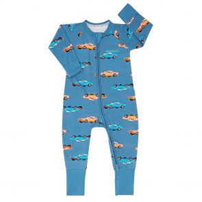Bonds Baby Zip Wondersuit BZBVA Blue Cars