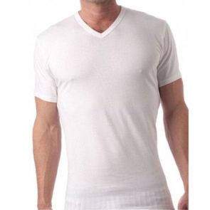 Calvin Klein V Neck T Shirt 2-Pack U8511A White