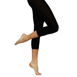 Ambra 6-Pack Capri Footless Tight/Legging Black