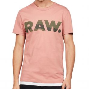 G-Star Raw Graphic 6 T-Shirt D15245 Dark Tea Rose