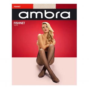 Ambra Fishnet Tights Putty Multi-Buy