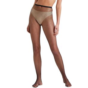 Ambra 6-Pack Fishnet Tights Black