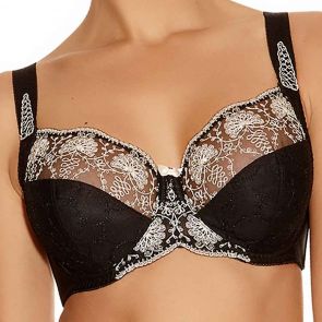 Fantasie Elodie Underwire Side Support Bra Black FL2182