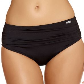 Fantasie Swim Versailles Deep Gathered Swim Brief Control Lining FS5752 Black