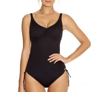 Fantasie Swim Versailles Underwire V Neck Swim Suit With Adj Leg FS5755 Black