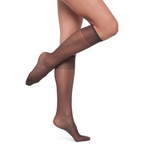 Kayser Silky Elastane Knee Highs 2-Pack H10202 Nearly Black Multi-Buy