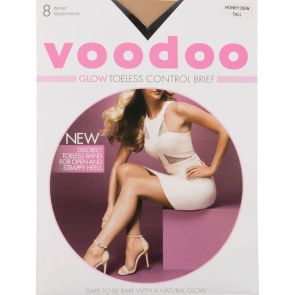Voodoo Glow Toeless Control Brief Sheers H30558 Honey Dew Multi-Buy