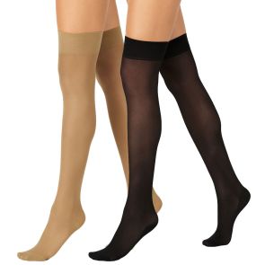 Sheer Relief 4-Pack Support Knee Hi H33085 Assorted