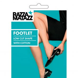 Razzamatazz Seamless Footlet H80054 Black Multi-Buy