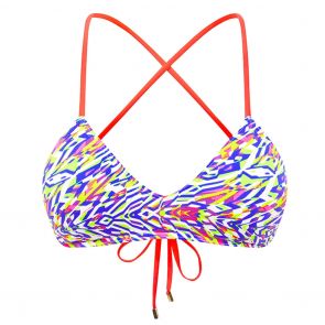 Heaven Swim Tri Strap Crop H081701 Neon Tribe