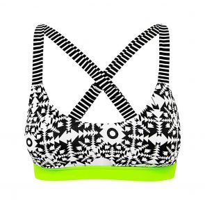 Heaven Splice Swim Sports Top H071703 White/Black