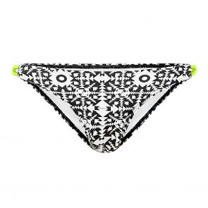 Heaven Splice Loop Side Swim Bottom H071706 White/Black