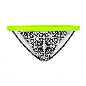 Heaven Splice Band Swim Bikini Bottom H071707 White/Black