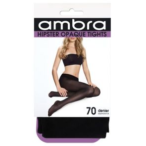 Ambra 70D Hipster Opaque Tight Black Multi-Buy